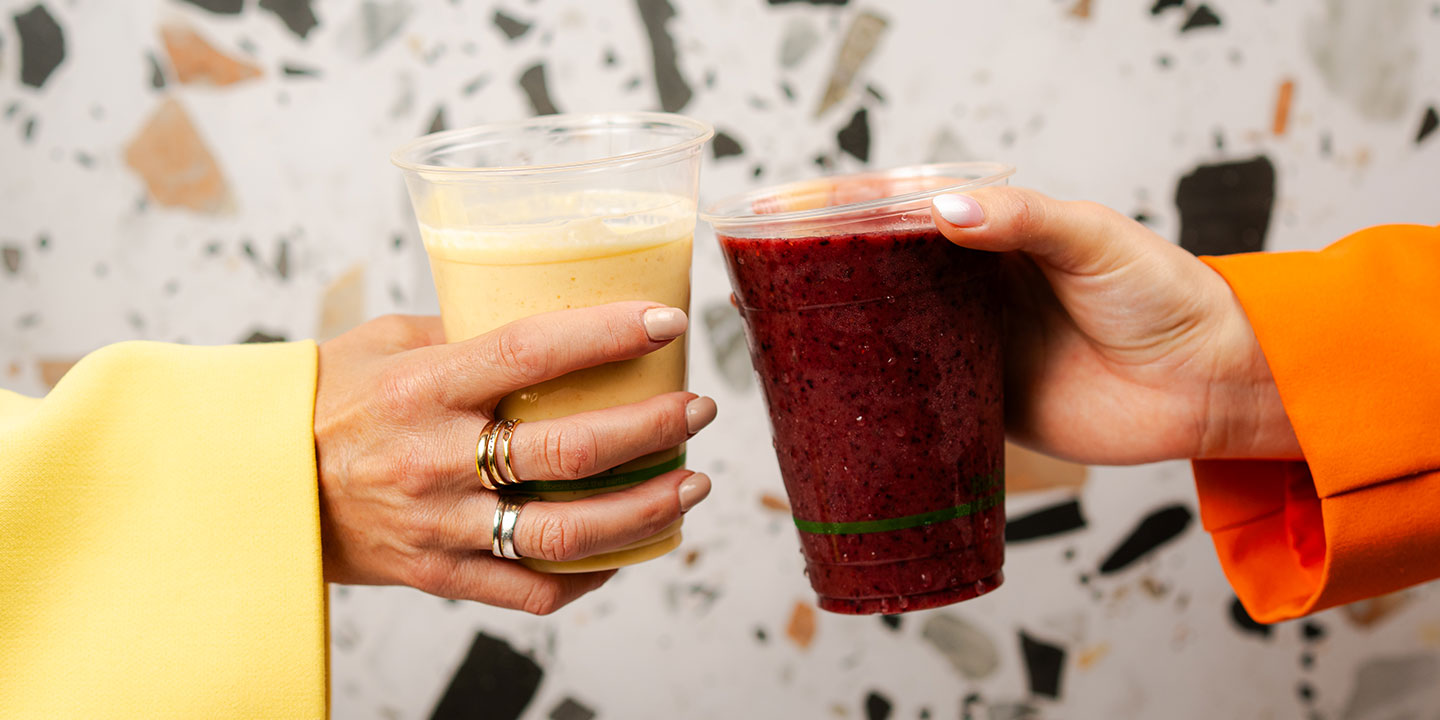 Grab & Go: food and drinks to take away.