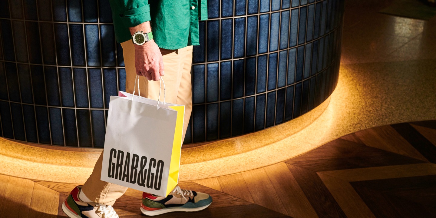 Grab & Go: food and drinks to take away.